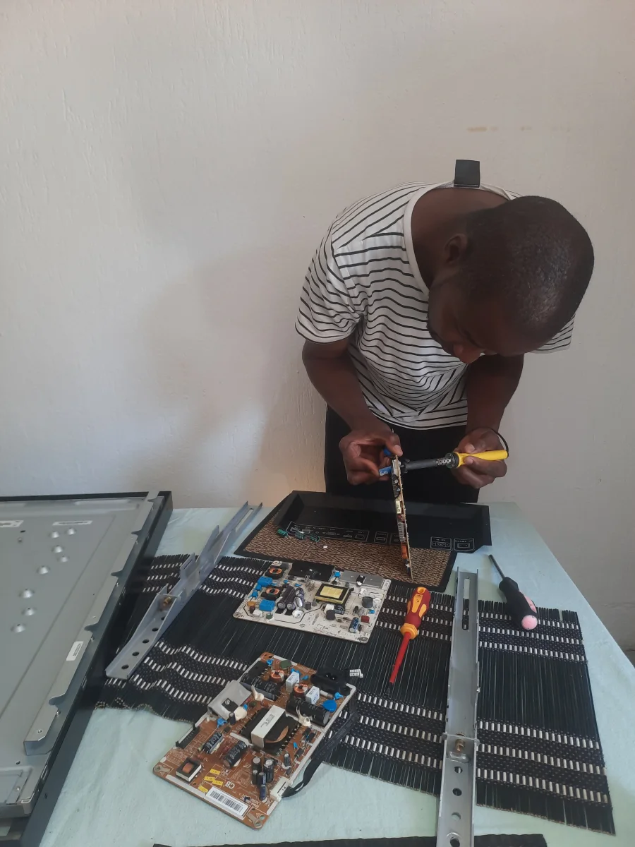 Electronics repair work 1