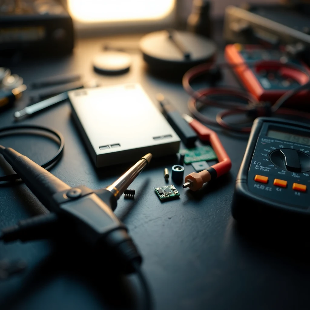 T-tronics Appliances workshop — professional electronics repair